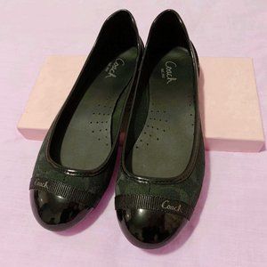 Coach Cecile Black Flats